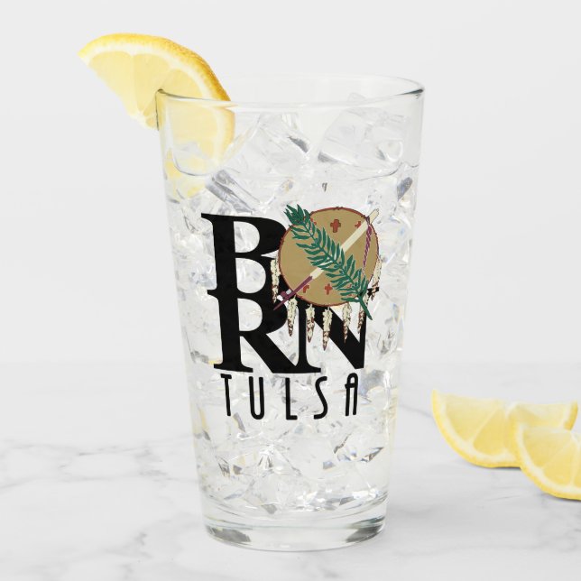 BORN Tulsa Oklahoma Glaskopp (Framsida Ice)