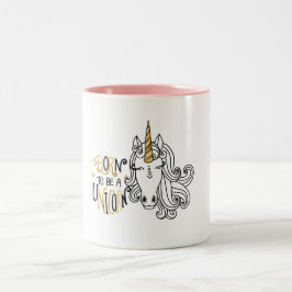 Born Unicorn Två-Tonad Mugg