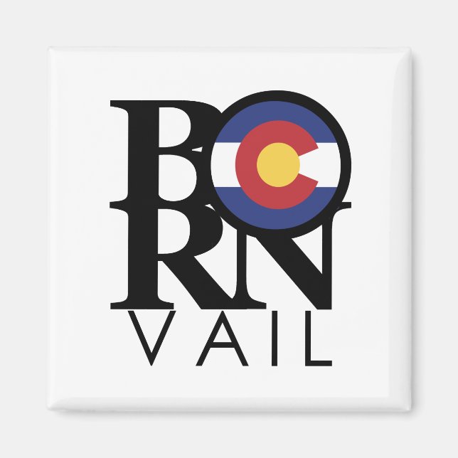 BORN Vail Colorado Magnet (Framsidan)