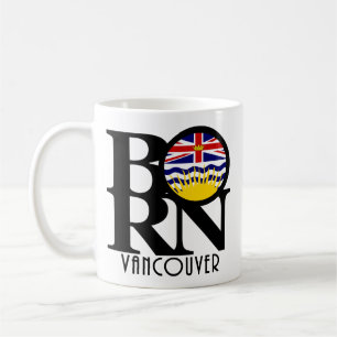 BORN Vancouver (BC Flagga) 11oz Kaffemugg
