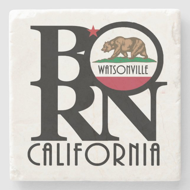 BORN Watsonville California Stenunderlägg (Framsidan)