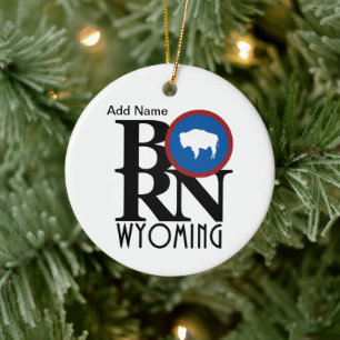 BORN Wyoming Anpassningsbar Julgransprydnad Keramik