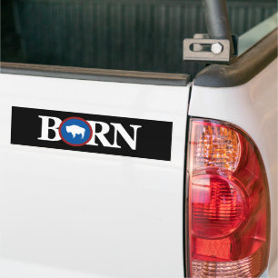 BORN Wyoming Bildekal