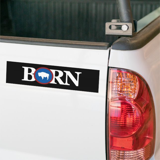 BORN Wyoming Bildekal (På lastbil)