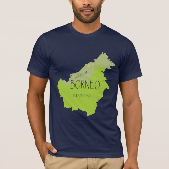 Borneo ö t shirt (Framsida)