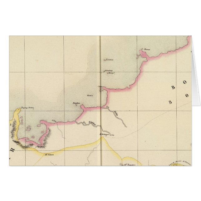 Borneo Oceania nr 13 Hälsningskort (Framsidan Horizontal)