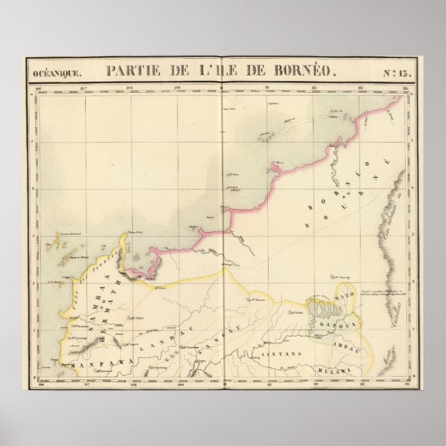 Borneo Oceania nr 13 Poster (Framsidan)
