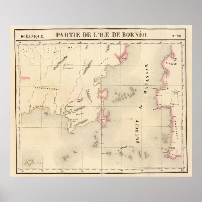 Borneo Oceania nr 20 Poster (Framsidan)