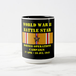 Borneo Operations Kampanj Två-Tonad Mugg
