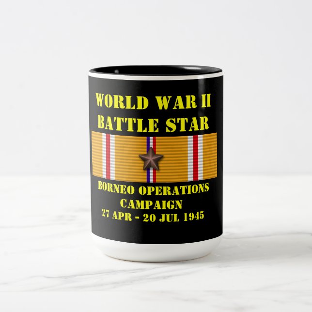 Borneo Operations Kampanj Två-Tonad Mugg (Center)
