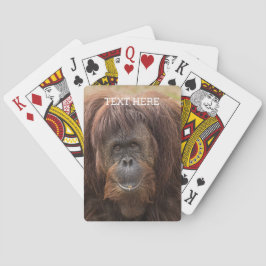 Borneo Orangutan BeSnygg fotografi Casinokort