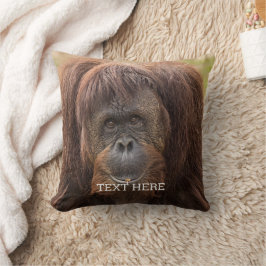 Borneo Orangutan BeSnygg fotografi Kudde