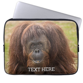Borneo Orangutan BeSnygg fotografi Laptop Fodral