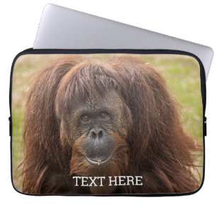 Borneo Orangutan BeSnygg fotografi Laptop Fodral