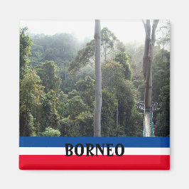 Borneo Rainforest Jungle Scenia Souvenir Photo Magnet
