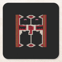 Borneoinspirerad bordsunderlägg