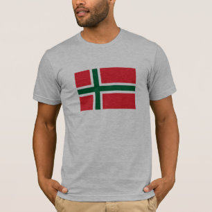 Bornholm Amt flaggaT-tröja T-shirt