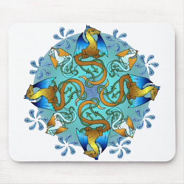 Bornholm slösar Mousepad Musmatta (Framsidan)