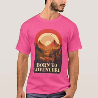Borno Äventyr Natur Utomhus Överlevnad Camping fam T Shirt