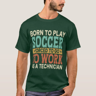 Borno Spela Fotboll Forcedo Arbetar Sport pojke T Shirt