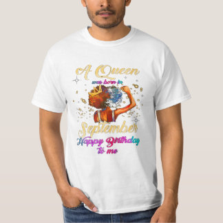 Borns i september Lycklig T Shirt