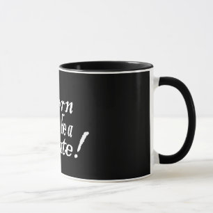 BornToBeAPirate mugg