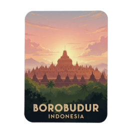 Borobudur Indonesiens Unesco-världsarv Magnet