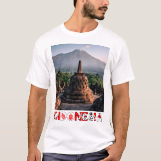 Borobudur Temple - Indonesia Art T Shirt