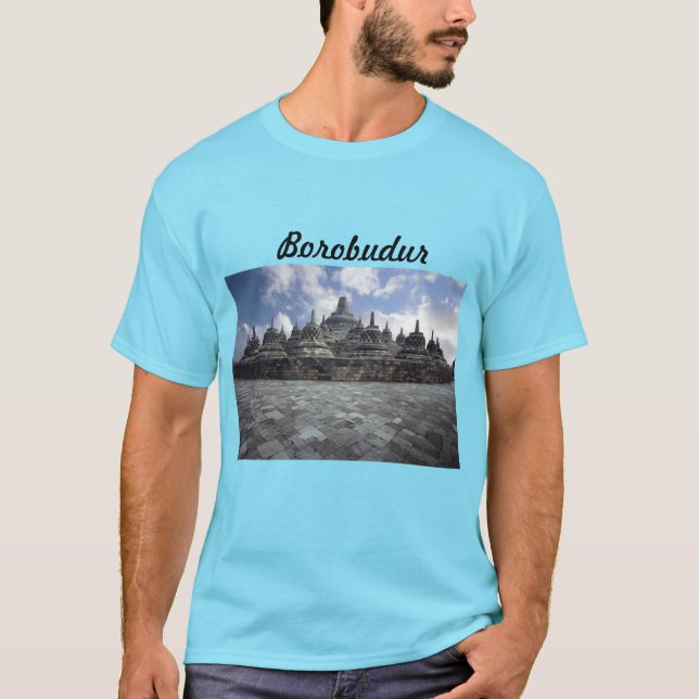 Borobudur Temple, Magelang,Central Java,Indonesien T Shirt (Framsida)