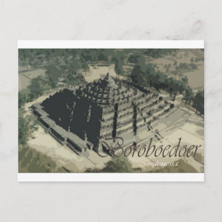 Borobudur Temple Screnary Vykort