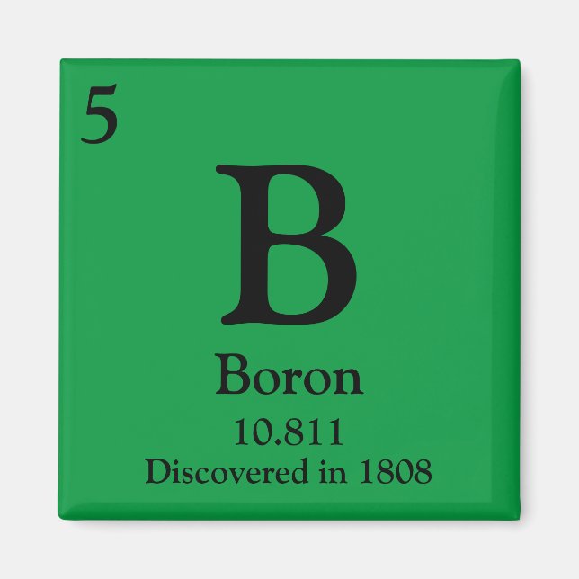Boron Periodic Bord Magnet (Framsidan)