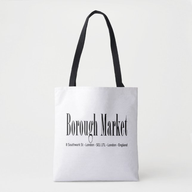 Borough Market London Tygkasse (Framsida)