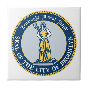 Borough of Brooklyn, New York Kakelplatta