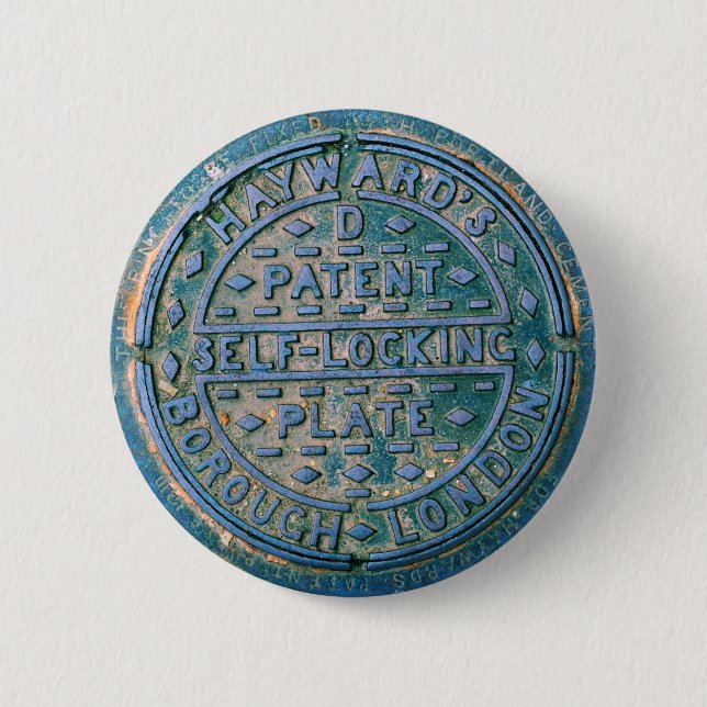 Borough of London Utility Cover Pin Knapp (Framsida)