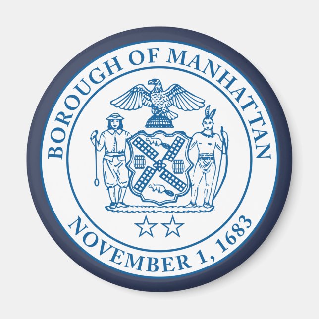 Borough of Manhattan, NYC Magnet (Framsidan)