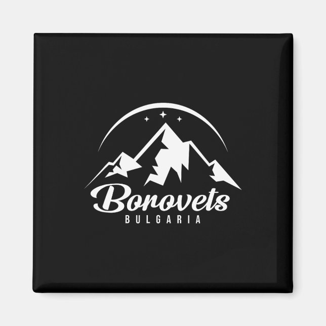 Borovets bulgares ski Resort Skiing Snowboarding ( Magnet (Framsidan)