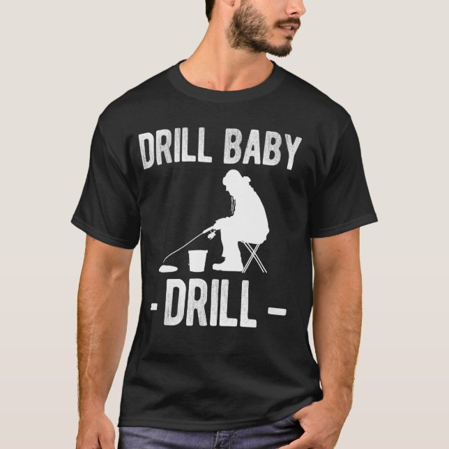 Borra Baby Borra Isfiske T Shirt (Framsida)