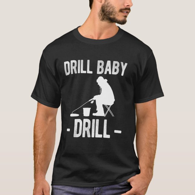 Borra Baby Borra Isfiske T Shirt (Framsida)