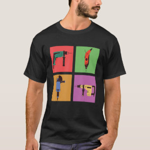 Borrborrning och borrning i Hål T Shirt