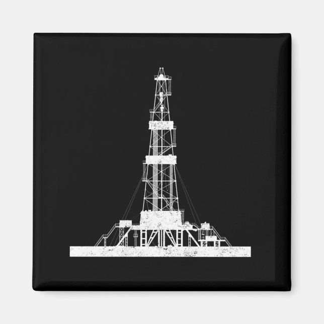 Borrborrningsriggar för oljefält magnet (Framsidan)