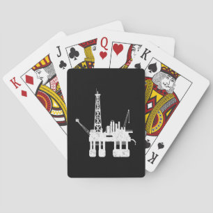 Borrborrningsriggning av havsynoljefält casinokort