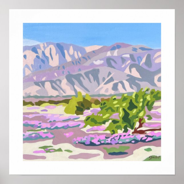 Borrego Superbloom  Poster (Framsidan)