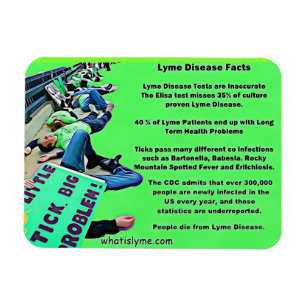 Borreliosis Fakta Protest Bild Magnet