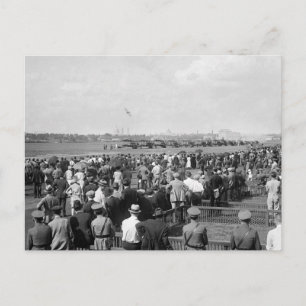Borrning Fält Luft Circus: 1923 Vykort