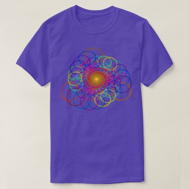 Borromean Ring Spiral T Shirt (Design framsida)