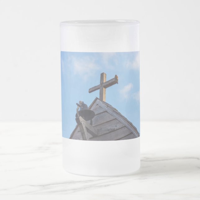 Borromeo-kors 1791 frostat ölglas (Center)