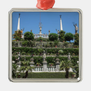Borromeo Palace i Stresa, Italien Julgransprydnad Metall