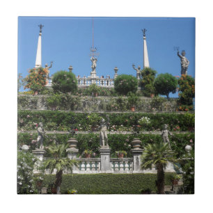 Borromeo Palace i Stresa, Italien Kakelplatta