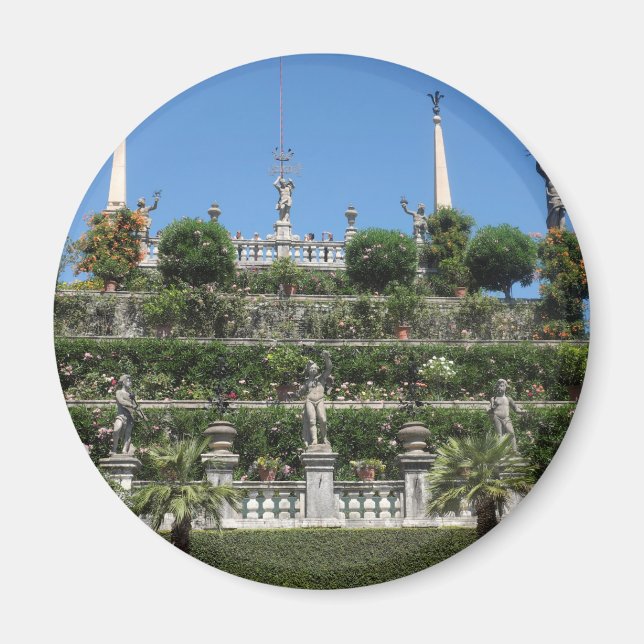 Borromeo Palace i Stresa, Italien Magnet (Framsidan)