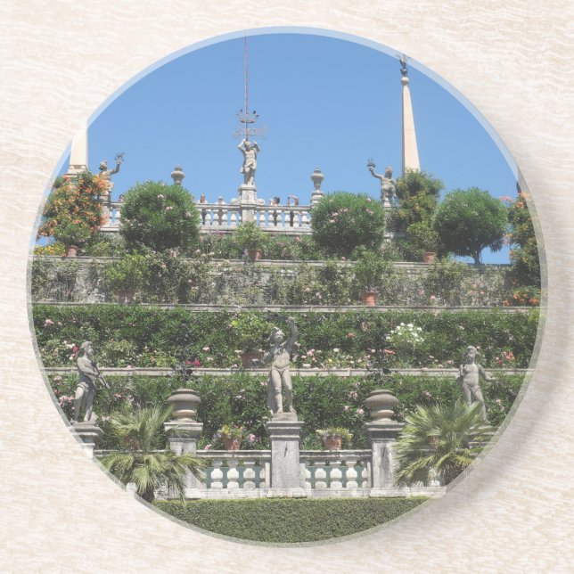 Borromeo Palace i Stresa, Italien Underlägg Sandsten (Framsidan)